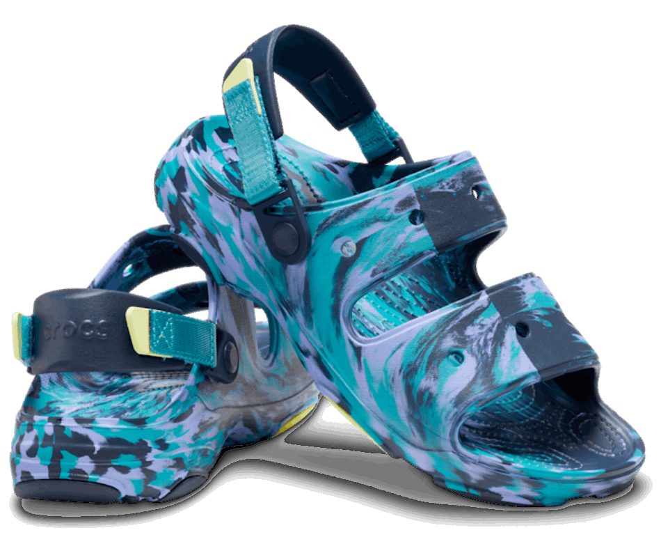 Crocs Classic All-Terrain Marbled Sandal Navy-Multi
