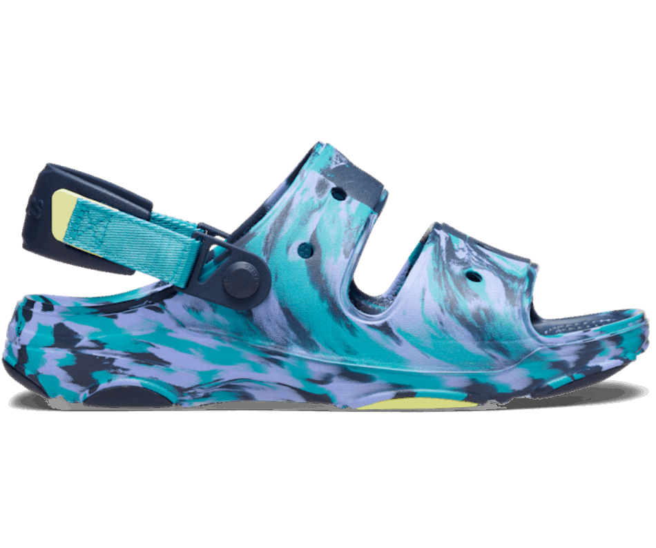 Crocs Classic All-Terrain Marbled Sandal Navy-Multi