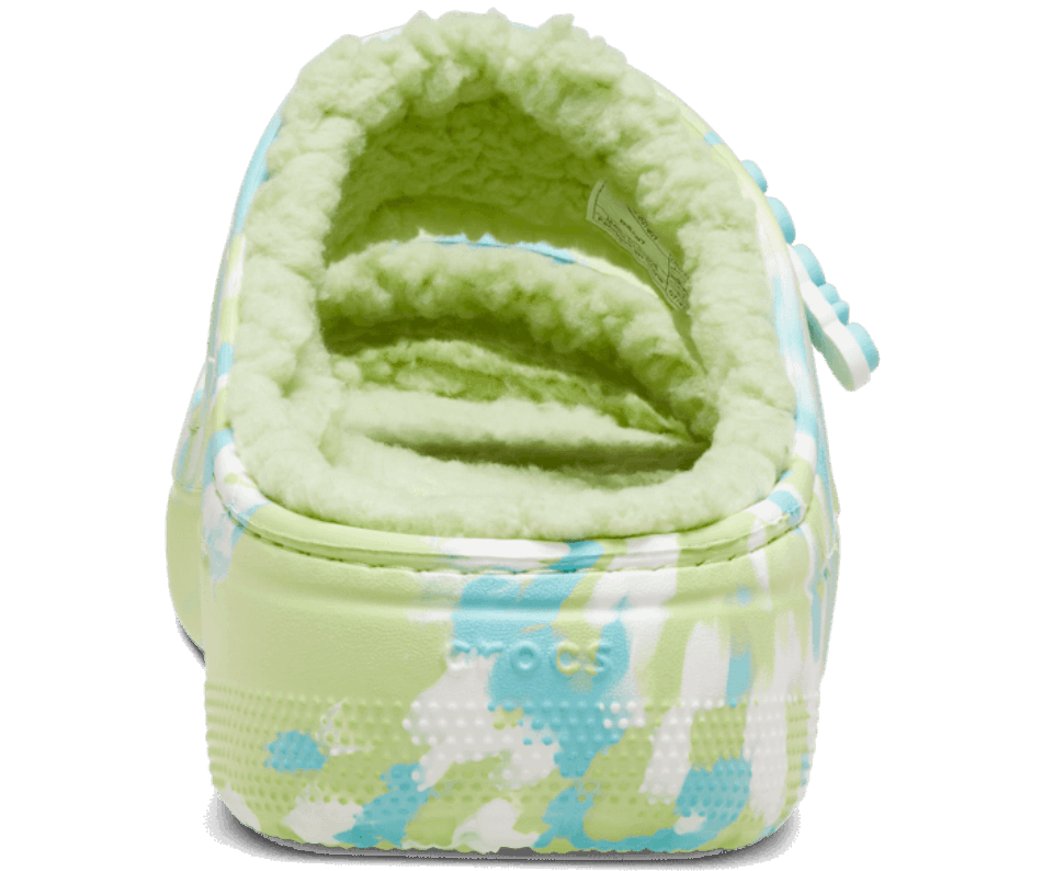 Crocs Classic Cozzzy Marbled Sandal Celery-Multi