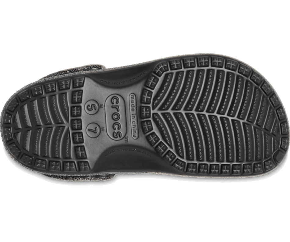 Crocs Classic Ombre Glitter Clog Black-Gold