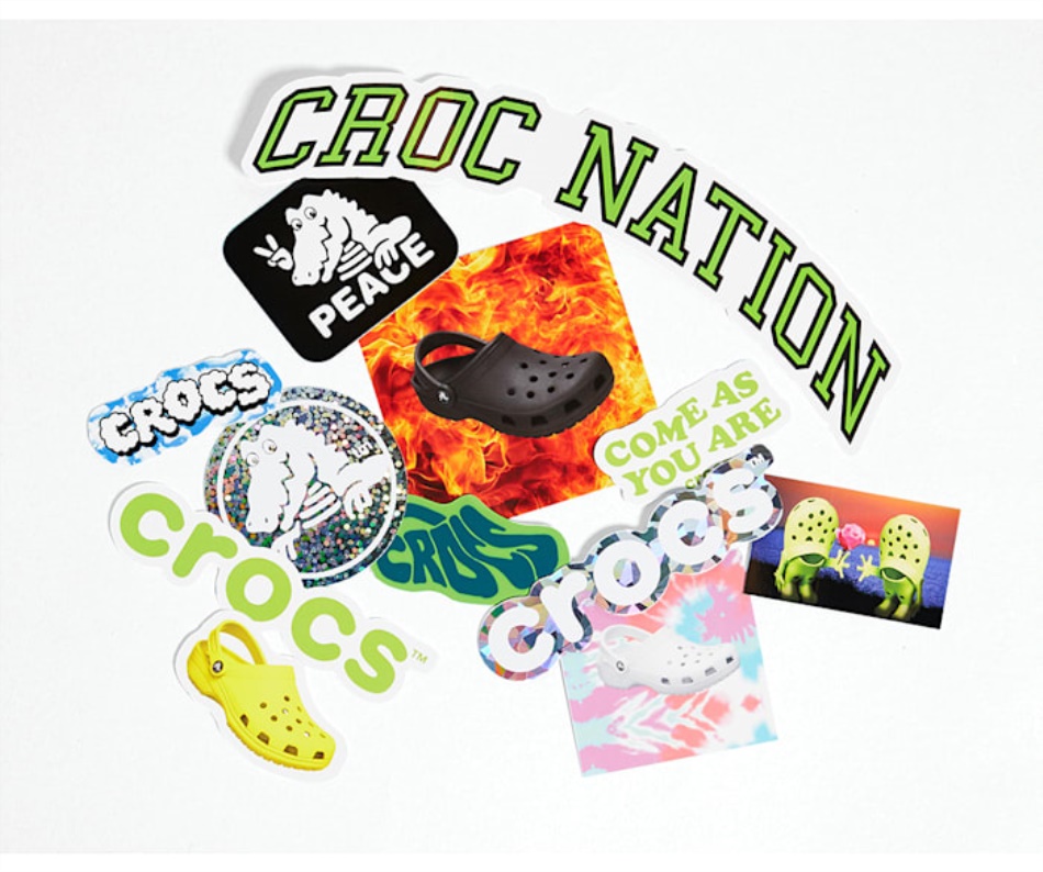 Crocs Fan Sticker 12-Pack