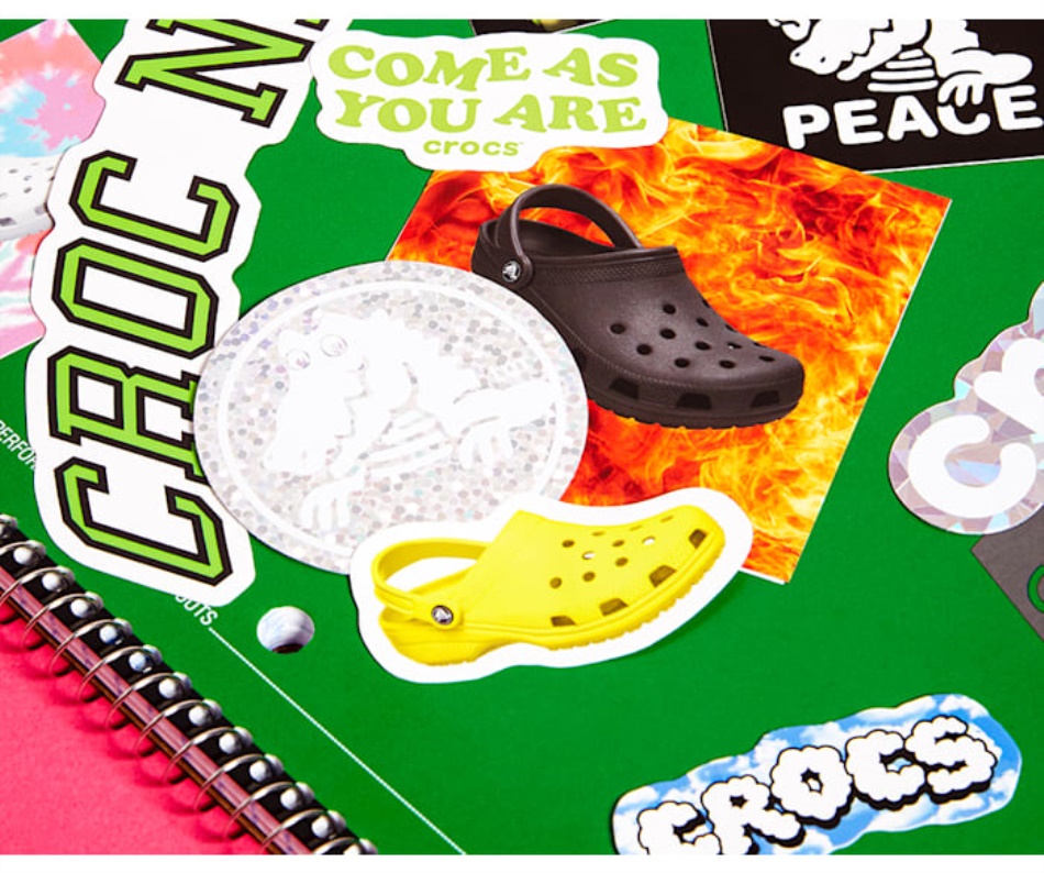 Crocs  Fan Sticker 12-Pack
