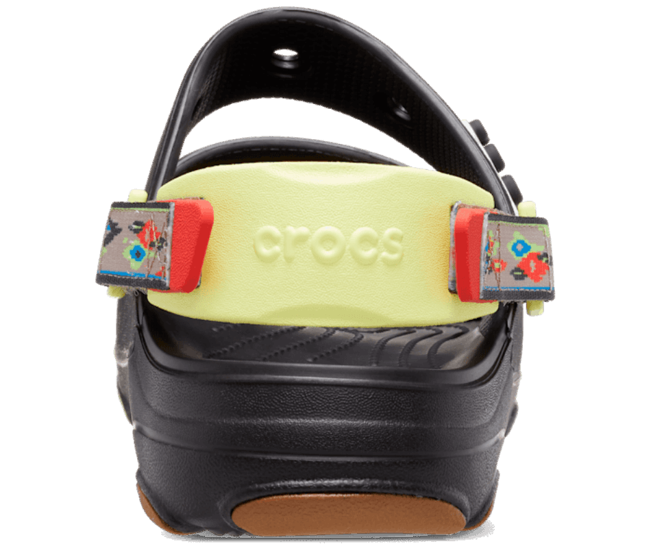 Crocs Classic All Terrain Graphic Strap Sandal Black-Multi