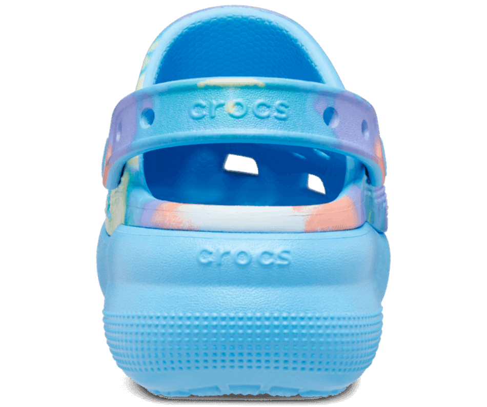 Crocs Kids' Classic  Tie Dye Cutie Clog Oxygen-Multi