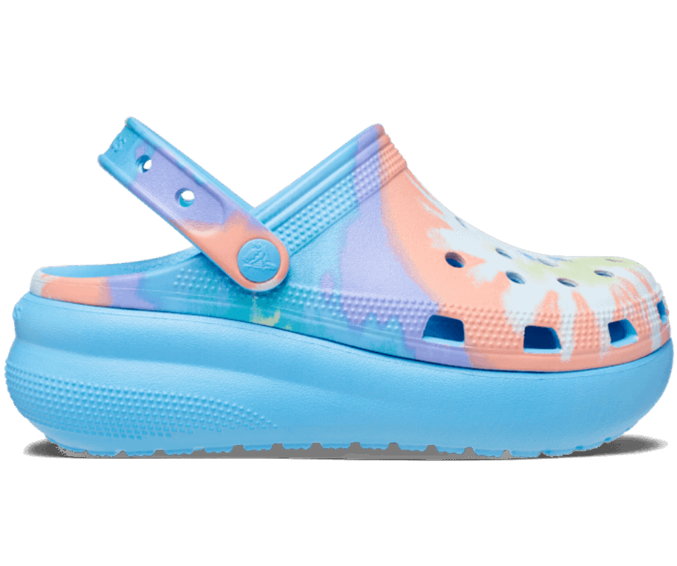 Crocs Kids' Classic  Tie Dye Cutie Clog Oxygen-Multi